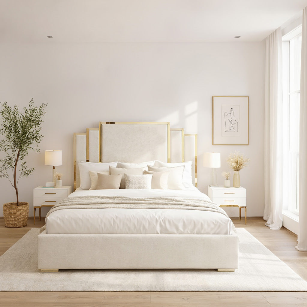 Alton Ottoman Bed Upholstered Space-Saving Lift Storage