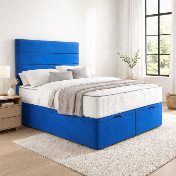 Hastings Ottoman Divan Bed Space-Saving Upholstered Side or End Lift
