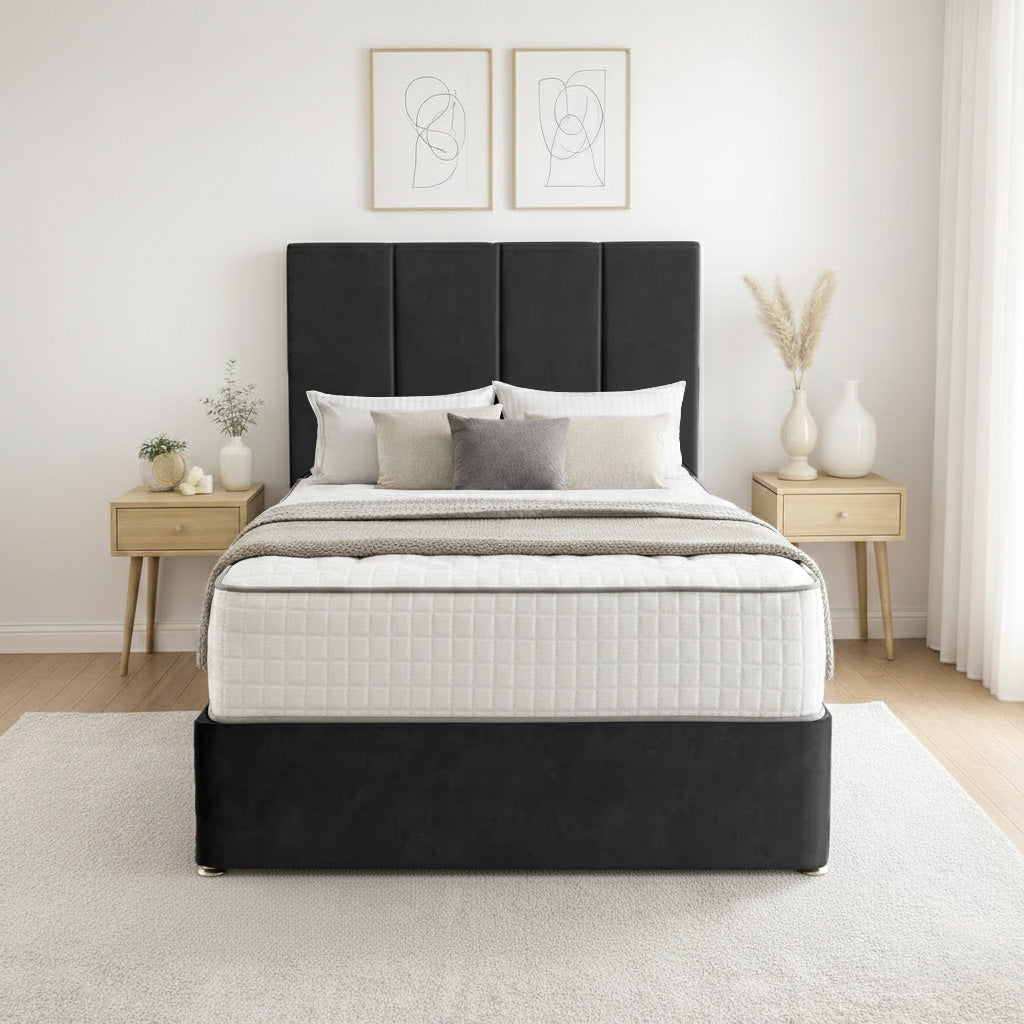 Fitzroy Divan Bed Space-Saving Base with Drawer Options
