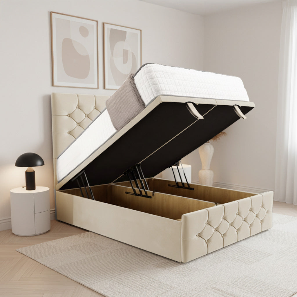 Chartwell Ottoman Divan Bed Space-Saving Side or End Lift