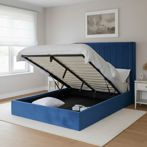 Norwich Ottoman Bed Upholstered Space-Saving Lift Storage