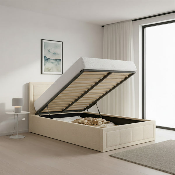 Bristol Ottoman Bed Upholstered Space-Saving Side or End Lift