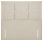 Elgar Headboard Floorstanding Upholstered Buttoned with Diamante Option