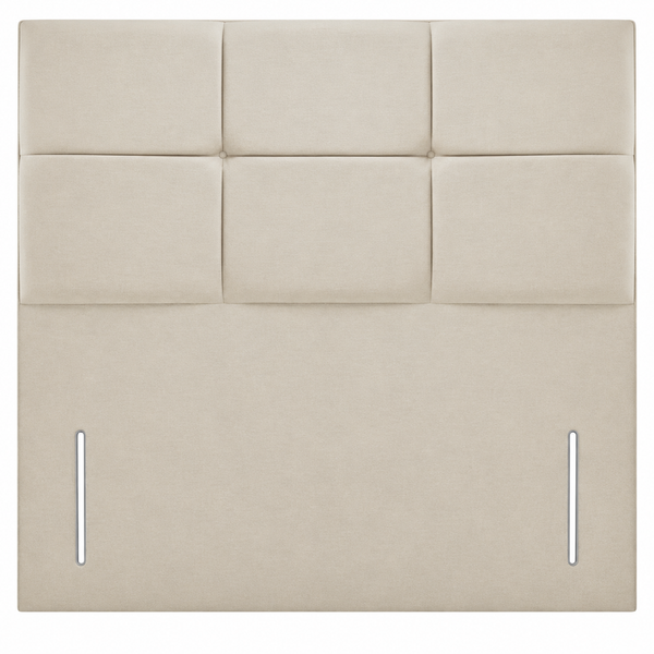 Elgar Headboard Floorstanding Upholstered Buttoned with Diamante Option