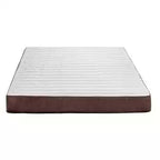 Essential Open Coil Spring Mattress – Firm Quilted Support – Breathable Damask Cover