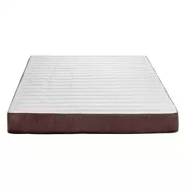 Essential Open Coil Spring Mattress – Firm Quilted Support – Breathable Damask Cover