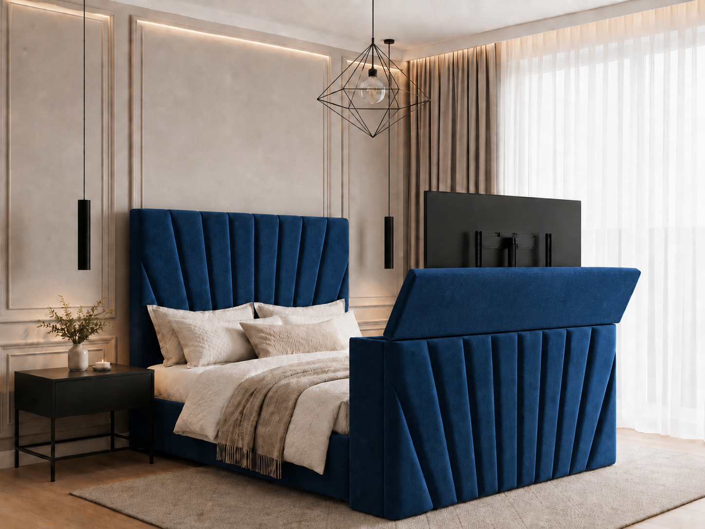 Rays TV Bed Space-Saving Side or End Lift Storage