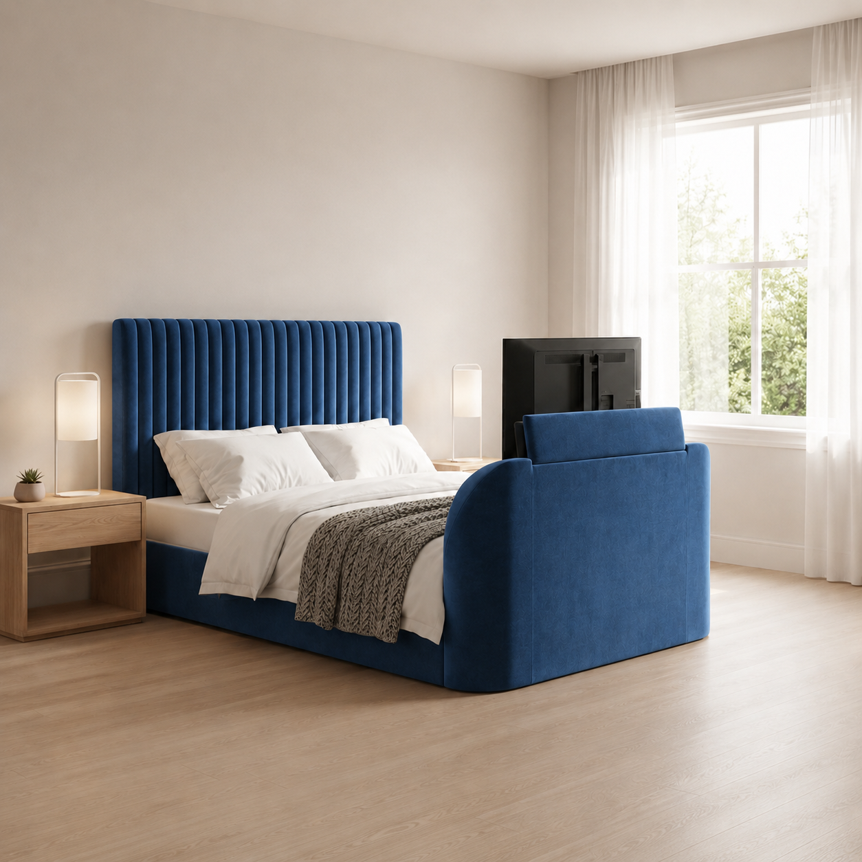 Blue Plush Velvet