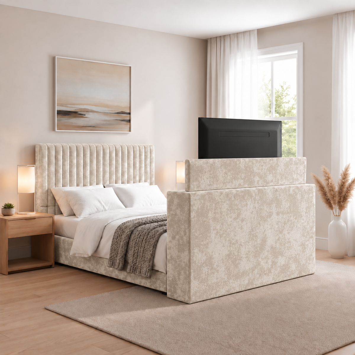 Wimbledon Space-Saving TV Bed with Side or End Lift