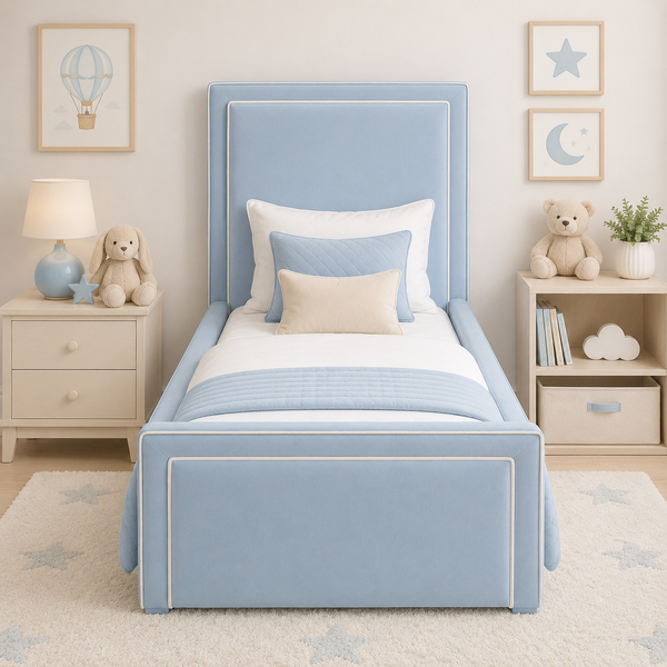 Derby Kid Bed Space-Saving Side or End Lift Storage