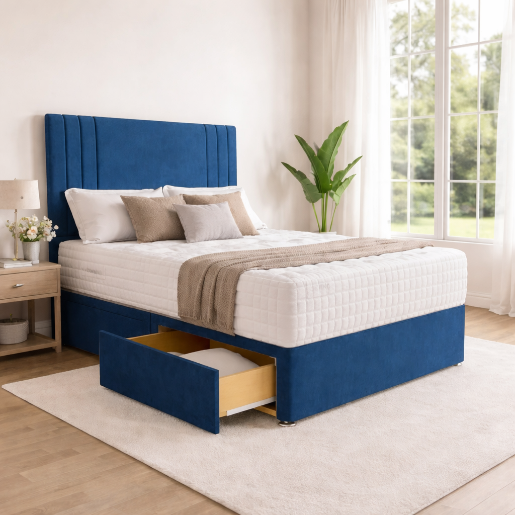 Thornfield Divan Bed Space-Saving Base with Drawer Options